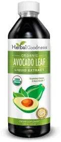 Avocado Leaf Extract Liquid Supplement - Avocado Fruit, Hoja de Aguacate, Avocado Leaves for Vitamins, Dietary Fiber, Skin & Immune Support, Digestive Health - 12oz Herbal Goodness