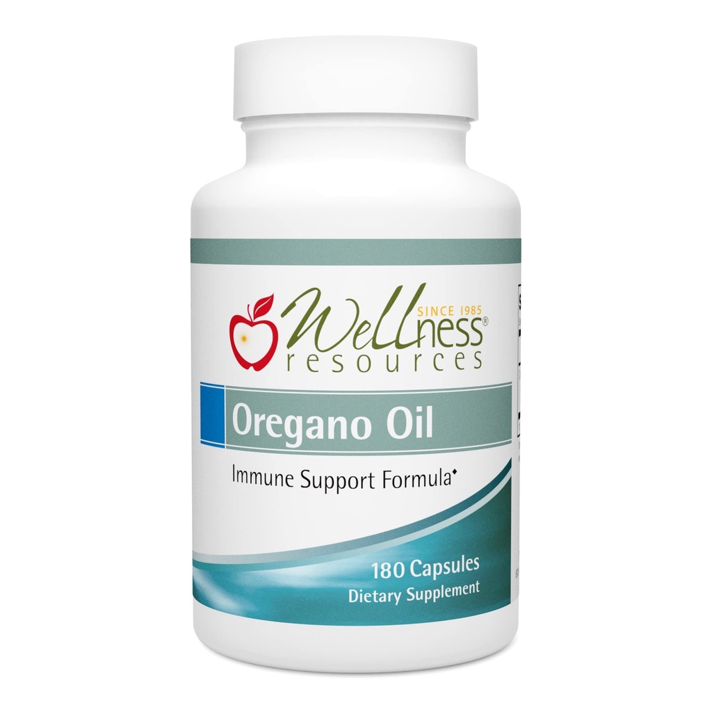 Oregano Capsules - Pure Oregano Oil 55% Carvacrol - Oregano Oil Capsules for Gut Health & Immune Support - Softgels, 180 Count Count