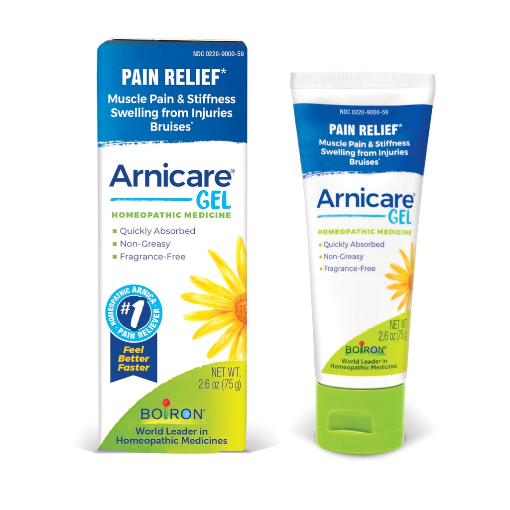 Boiron Arnicare Gel Ortak Ağrı, Kas Ağrısı, Kas Soreness ve Bruises veya Injury'den Swelling - Sigara ve Fragrance-Free - 2.6 ozzance-Free - 2.6 oz