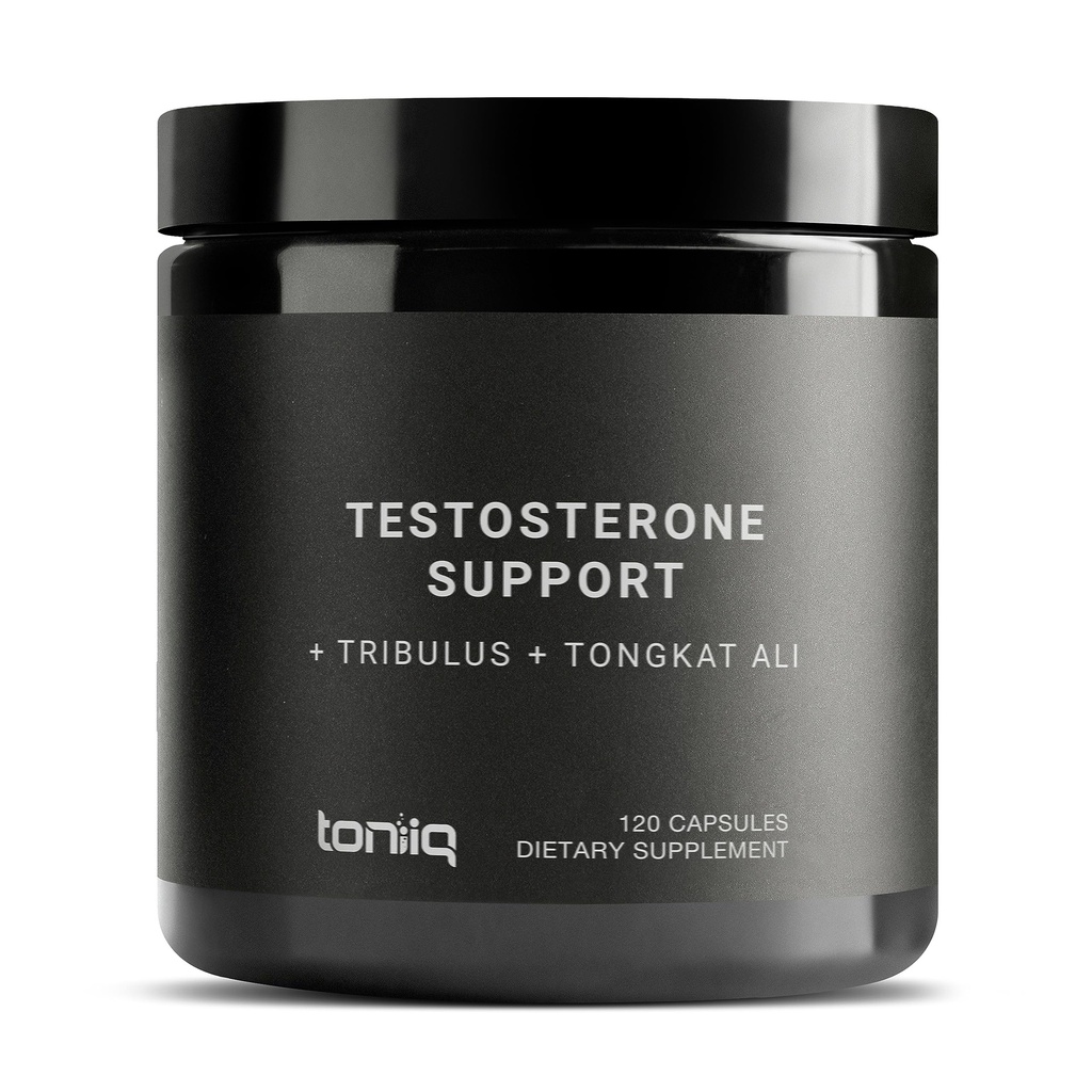 Elite T Formula - Ultra High Potency 200:1 Tongkat Ali, 30:1 Fadogia & 25% Withanolides Ashwagandha - Tribulus με 95% Σαπωνίνες, Ψευδάργυρο, Βόριο & Χαλκό - Third-Party Lab Tested - 120 Κάψουλες
