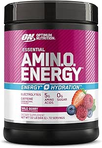 Βέλτιστη διατροφή Amino Ενέργεια + Ενυδάτωση Wild Berry 72 Υπηρεσίες