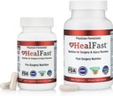 HealFast Complete Surgery & Injury Recovery Supplement: for Yara, Scar Treatment & Bruising w/Vitamins, Bromelain, Quercetin & Probiyotiks (Pre+Post Op)