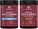 Eski Beslenme Multi Collagen Protein Toz Vanilla 45 Hizmetler + Çok Kolajn Protein Toz Çikolata 45 Hizmetler
