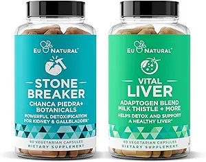 Stone Breaker and Vital Liver Bundle – Cleanse and Detox for Kidney, Gallbladder, and Liver Support