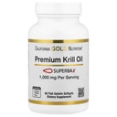 California Gold Beslenme Premium Krill Oil with Superba2 Bio available Omega-3s from Antarktika Krill - Heart & Brain Health Support - Gluten Free, Non-GMO - 1000 mg - 60 Fish Gelatin Softgels