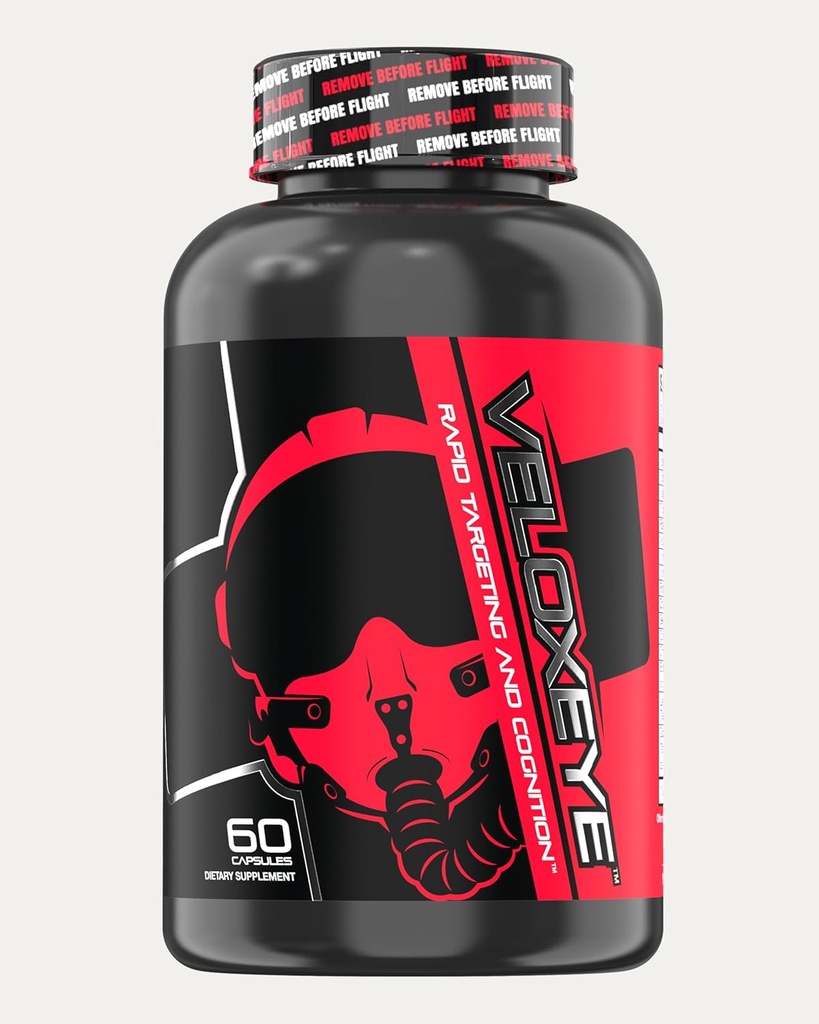 VELOXEYETM Βιταμίνες ματιών για όραση. Συμπλήρωμα υγείας ματιών για ενήλικες. Πατενταρισμένο υψηλής ισχύος 20mg λουτεΐνη και 4mg ζεαξανθίνη. 240mg Bilberry + 16 ισχυρές αντιοξειδωτικές βιταμίνες. Βελτιώστε την Ορατότητα Φυσικά