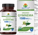Brieofood Organik Gymnema 1500 mg, 45 Hizmet, Vegetarian, Gluten Free, 90 Vegetarian Tablets