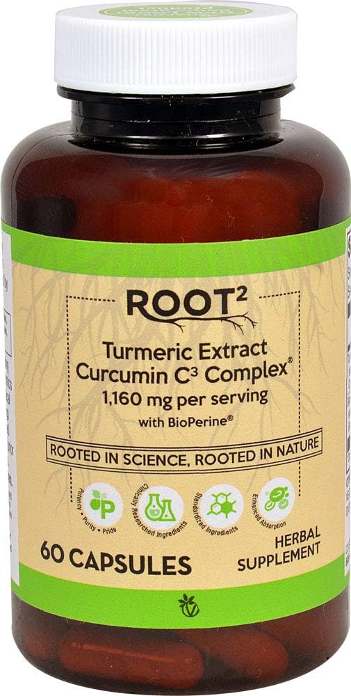 Vitacost Turmeric Extract Curcumin C3 Kompleksi Bioperine - hizmet başına 1,160 mg - 60 Capsules