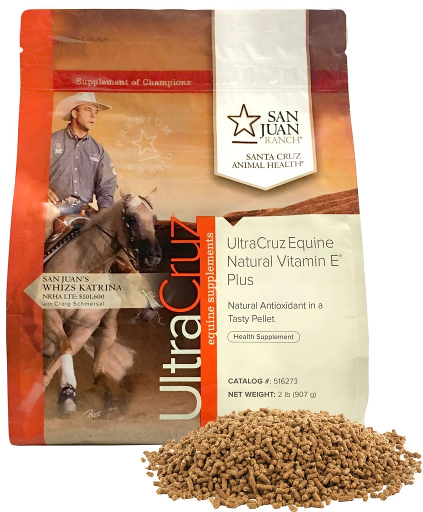 Ultracruz Equine Φυσική βιταμίνη E® Plus, 2 lb