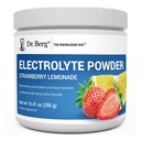 Dr. Berg Zero Sugar Hydration Keto Electrolyte Toz - Pids & Real Pink Himalaya Salt (NOT Table Salt) - Strawberry Lemonade Hydration Drink Supplement - 50 Hizmetler