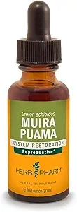Herb Pharm Muira Puama Extract for Reproductive System Support - 1 Ounce (Pack of 2)