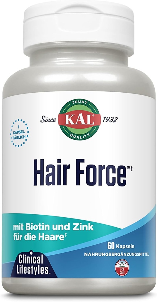 Kal Hair Force Κάψουλες, 60 κόμης