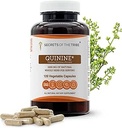 Μυστικά των καψακίων Κινίνης Φυλής 1000 mg Wildcrafted Quinine (Cinchona officinalis) Αποξηραμένος Φλοιός, Συμπλήρωμα Υποστήριξης Κρούστης Ποδιών (120 Κάψουλες)