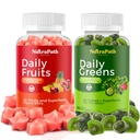 Superfood Meyveleri ve Veggies Gummies (120 Chews), 12+ Süper ve 30 Veggies, Meyve & Herbs, Meyve ve Sebze Vitaminleri, Non-GMO, Pectin-Based, Gluten-Free
