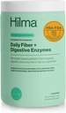 Hilma Daily Fiber and Digestive Enzymes, Fiber Supplement Powder with Prebiotics and Enzymes Formated with Psyllium Husk and Acacia, Gluten Free, Vegan, FSA Επιλέξιμη, Digestive Support, 30 Υπηρεσίες