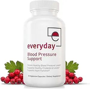 Günlük Kan Basıncı Desteği ve Hipertansiyon Tamamı - Hawthorn Berry, Arjuna, Magnezyum ve Rauwolfia Kalp Sağlığı, Circulation ve Cholesterol Support (30 Day Supply, 60 Capsules)