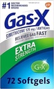 Αέριο- X Extra Strength Gas Relief Softgels με Σιμεθικόνη 125 mg για Bloating Relief - 72 Count