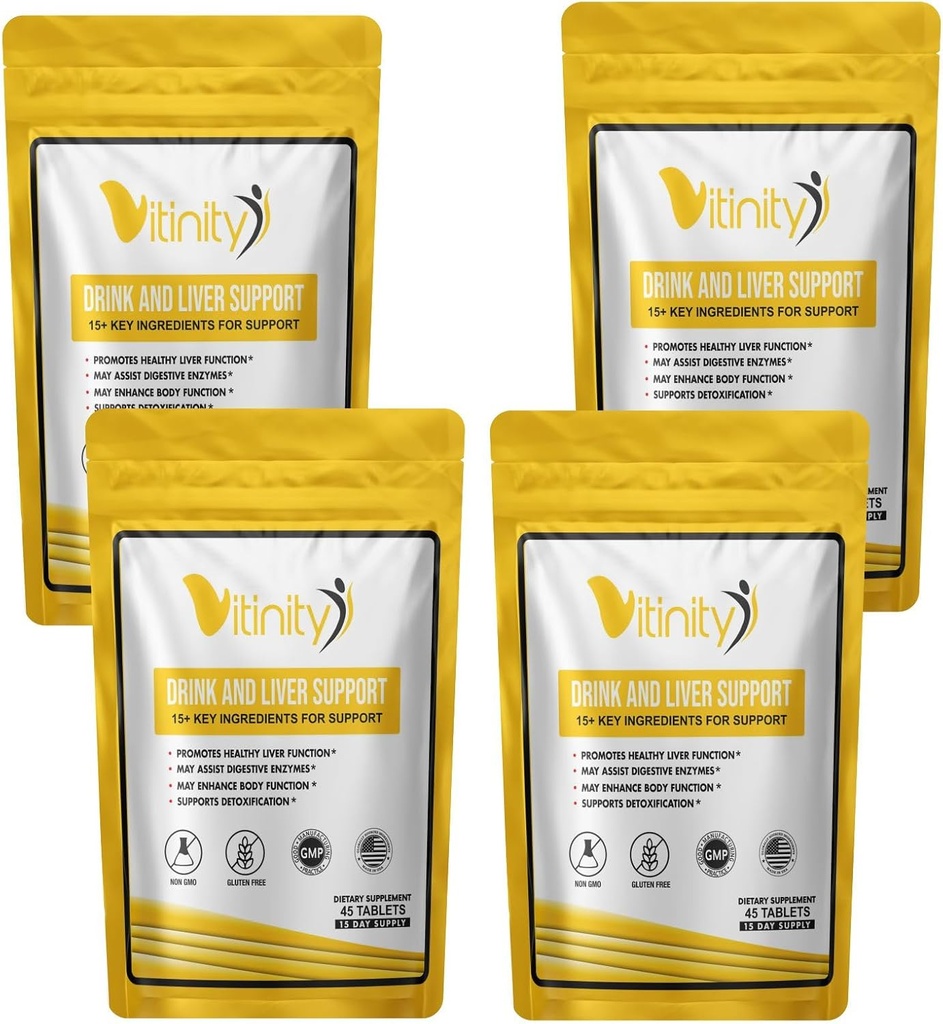 Anti Drink Support Supplement-15+Key Materialss for Craving Support,Liver Health,Kudzu, Milk Thistle,Holy Basil,DHM,All Natural Cleanse,Gradual Re,Nutrient Replenisher Tabletler (60 Gün)