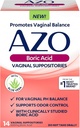 Kadınlar için ZO Boric Asit Suppositories, Klinik olarak Studied Boric Asit ile Odor Control ve Balance Vaginal PH'ı Destekleyin, Non-GMO, 30 Count Count Count