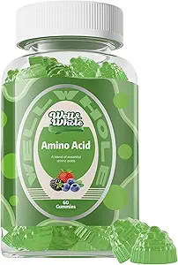 Well & Whole Essential Platinum Acids Supplement Gummies – Kadınlar ve Erkekler için 9-in-1 EAA Gummies, Enerji ve Kas Kurtarma Desteği – Amino Asits Supplement, Karma Berry, 30 Hizmet