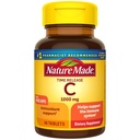 Nature Made C 1000 mg Time release Tabletleri Rose Hips, Immune System Desteklemek için 60 Kont