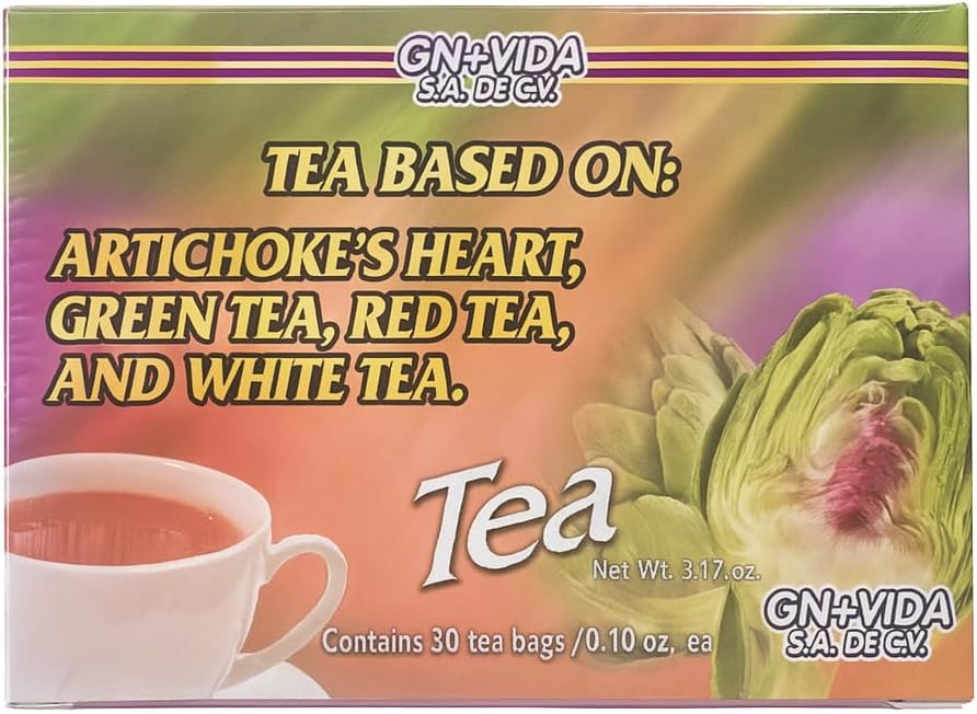 1 Box/Caja Alcachofivida Artichoke TEA- Box ile 30 çay çanta / Caja con 30 sobres de te