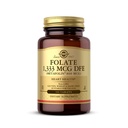 Solgar Folate 1333 MCG DFE Metafolin® 800 mcg δισκία, πρωτότυπο, 8 ουγγιά