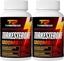 Turkesterone Supplement 1300 mg Ultra High Strength (Ajuga Turkestanica Extract Std. to% 20 Turkesterone), Athletic Performance & Muscle Mass,240 Capsules