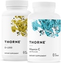 THORNE - Immune Support Combo - Sağlıklı Immune Function için D3 & Vitamin C Mix - 30 ila 90 Hizmetler