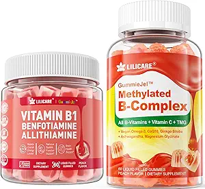 Σύμπλεγμα βιταμίνης Β γεμάτο Gummies+Vitamin B1 Gummies