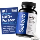 Erkekler için NAD+ Supplements - Nitrik Oksit Prostate Health Supplements for Men with Resveratrol, CoQ10, L Citrulline ve Lycopene for Anti-Aging, Stamina & Cellular Energy Support 60 Capsules