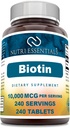 Βιοτίνη (Vitamin B7) 10.000 mcg συμπλήρωμα 
