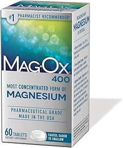 Mag-Ox 400 Magnezyum, Tabletler 60 Her (dört Paket)
