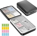 Restree Weekly Pill Organizer, Magnetic Moisture Proof Pill Case, Κουτί Ταξιδιών Μεγάλης Χωρητικότητας με Εσωτερική Clear Lid για Βιταμίνες, Συμπληρώματα, και Καθημερινή Φάρμακα 8 Διαμέρισμα (Μαύρο)