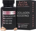 Bella Vérité Daily Collagen Supplement for Women & Men - Essential Vitamins for a Youthful, Radiant Complexion & General Health - Support Glowing & Smooth Skin, Download Wrinkles & Kuruness (60 Capsules)