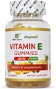 E Vitaminler 268 mg, Delicious, Vegan, Non-GMO, Adult Gummy Supplements, Immune, Skin & Eye Support, 60 Count