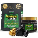 Wellness Nest Gold Grade Pure Himalaya Shilajitwear: Erkekler ve Kadınlar için Ultimate Potency - 24k Gold, %75+ Fulvic Acid, Lab Test Raporu Dahil - 30g (1 Pack), 75 Hizmetler