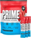 PRIME HYDRATION+ Sticks ICE POP | Hydration Toz Single Servis Sticks | Electrolyte Toz On The Go | Low Sugar | Caffeine-Free | Vegan | 16 Sticks