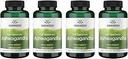 Swanson Ashwagandha Powder Supplement - with Ashwagandha Root to Promote Stress Relief & Energy - Ayurvedic Supplement for Natural Wellness (100 Capsules, 450mg Each) 4 Pack