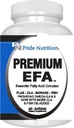 Pride Beslenme Premium EFA Omega 3-6-9 1 - EPA, DHA, GLA, ALA & CLA Essential Fatty Acids with Fish Oil - Softgel Pills
