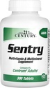 21. Yüzyıl Vitaminleri Sentry Multivitamin & Multimineral Tabs, 300 ctt
