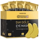24k Gold Under Eye Patches (25 Pairs), μάσκα ματιών, Προϊόντα φροντίδας δέρματος Collagen, Eye Patches for Puffy Eyes, μάσκες ματιών για μαύρους κύκλους και πρήξιμο