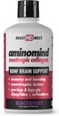 ΥΓΕΙΑ DIRECT - AminoMind - Nootropic Collagen Supplement for Brain Health and BDNF - Pro-Hyp & Hyp-Gly Dipeptides, Coffeeberry Antioxidants - BlackBerry - 14 Fl Oz (28 Services)