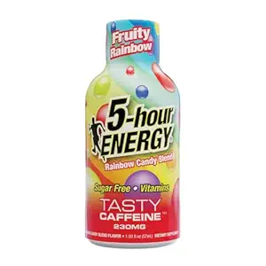 5-Hour Energy Extra Strength Shots Variety Pack, 18 Count (1,93 fl oz) - Extra Strength Tropical Burst, Hawaiian Breeze, Watermelon Flavors