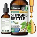 BIO KRAUTER Nettle Tincture - Nettle Root Extract - Urinary Support Supplement - Urtica Dioica Natural Extract - Vegan, Sugar & Alkol Free Drops 2 Fl.Oz.