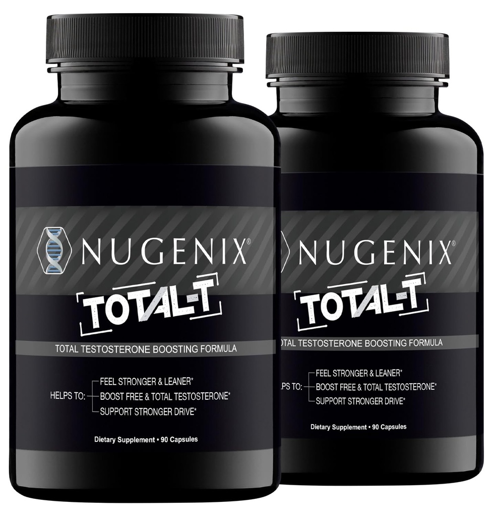 Nugenix, Erkekler için ücretsiz ve Toplam testosteron ATM Supplement, 180 Count