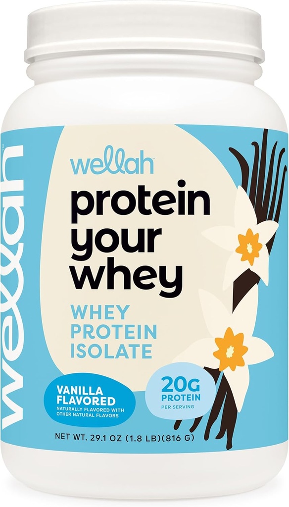 Wellah Protein Your Whey (30 μερίδες, βανίλια) - Whey Protein Isolate Protein