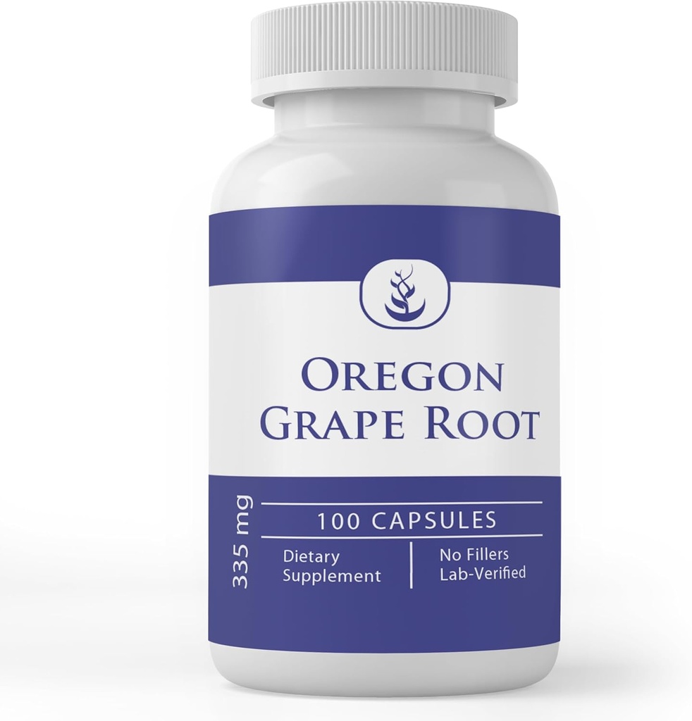 Pure Original Materialss Oregon Grape Root, (100 Capsules) Her zaman Pure, No Wordss Or Fillers, Lab TY