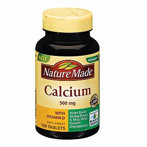Doğa Madeuba, 500 mg, D vitamini ile Tabletler, 130 Kont (Pack of 3)
