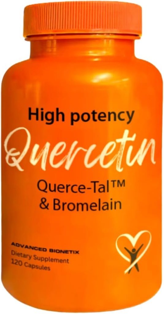 Querce-TalTM Quercetin + Bromelain 120 Veg Κάψουλες  Υποστηρίζει Anti-Oxidant, Flare Up Events, Heart Immune Health, Συσκευασία Μπορεί να Vary